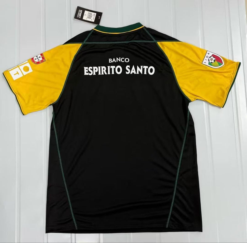 Camisola Sporting retrô preta 2002/2003 - away