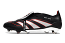 Chuteira Adidas Predator Elite Fold-Over Tongue FG - Preta, Prata e Vermelha