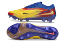 Chuteira Nike Phantom 6 Edição Especial Haaland Elite  FG - Azul, Amarela e Vermelha