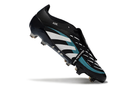 Chuteira Adidas Predator Elite Fold-Over Tongue FG - Preta, Branca e Azul