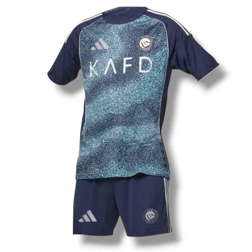 Conjunto infantil Al Nassr alternativo azul 2025/26