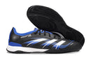 Chuteira Futsal Adidas Predator Elite Tongue IC - Preta, Azul e Branca, solado em borracha