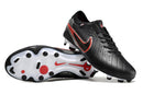 Chuteira Nike Tiempo Legend 10 FG - Preto e Vermelho