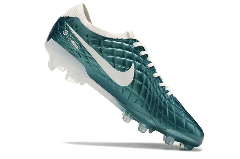 Chuteira Nike Tiempo Legend 10 FG - Azul - Edição Especial Esmerald