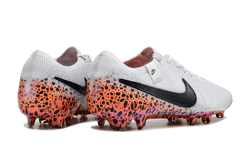 Chuteira Nike Tiempo Legend 10 FG - Laranja e Branco - Pack  Eletric