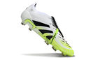 Chuteira Adidas Predator Elite Fold-Over Tongue FG - Branca, Verde e Preta