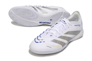 Chuteira Futsal Adidas Predator Elite Fold Over Tongue IC Branco em destaque com design moderno e conforto.
