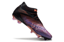 Chuteira Puma 8 Ultimate FG Preta e Roxa - Neymar com design moderno e cores vibrantes