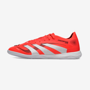 Chuteira Futsal Adidas Predator Elite Fold-Over Tongue IC na cor laranja e branca, ideal para performance em jogos.