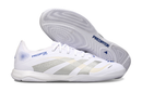 Chuteira Futsal Adidas Predator Elite Fold Over Tongue IC Branco, ideal para jogos em quadra.