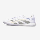 Chuteira Futsal Adidas Predator Elite Fold Over Tongue IC Branco, ideal para desempenho em quadras.