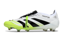 Chuteira Adidas Predator Elite Fold-Over Tongue FG - Branca, Verde e Preta