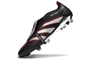 Chuteira Adidas Predator Elite Fold-Over Tongue FG - Preta, Prata e Vermelha