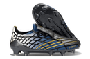 Chuteira Adidas F50 Elite FG Spider Preta, modelo de futebol com design inovador para desempenho e conforto.