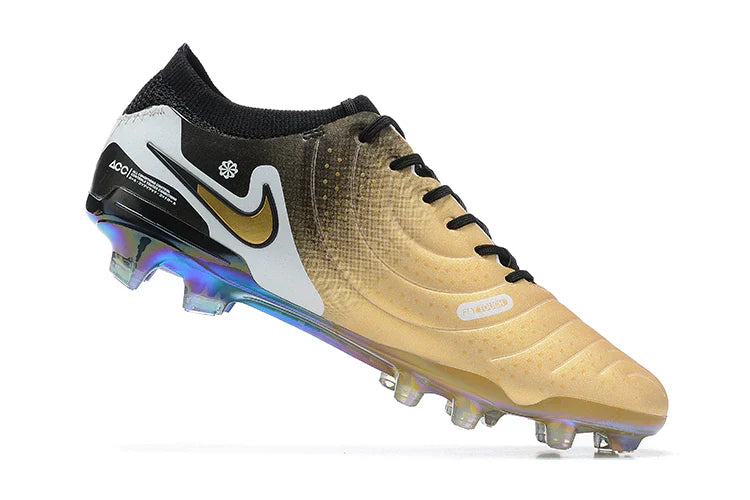 Chuteira Nike Tiempo Legend 10 FG - Dourada - Edição Especial