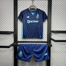 Conjunto infantil FC Porto azul terceiro equipamento 2024/25