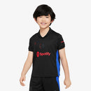 Conjunto Infantil Barcelona Away 2024/24 Preta - Nike