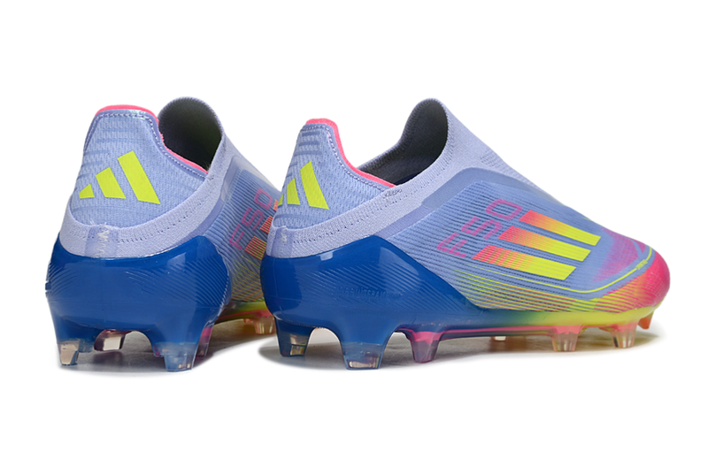 Chuteira Adidas F50 LL FG - Roxa Rosa e Verde