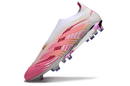 Chuteira Adidas Predator Elite FG LL - Rosa com design moderno e vibrante, ideal para desempenho em gramados naturais.