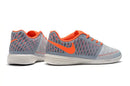 Chuteira Futsal Nike Lunar Gato IC Cinza e Laranja