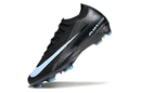 Chuteira Nike AIR Zoom Mercurial Vapor 16 Elite FG - Preta e Azul - Pack Shadow