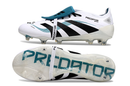 Chuteira Adidas Predator Elite Fold-Over Tongue FG - Branca, Verde e Preta