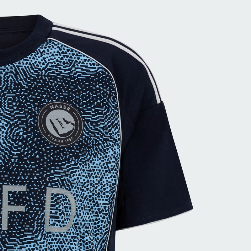 Conjunto infantil Al Nassr alternativo azul 2025/26