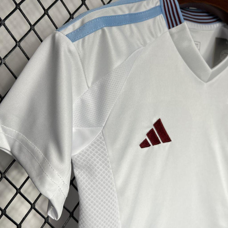 Conjunto Infantil Aston Villa away 24/25