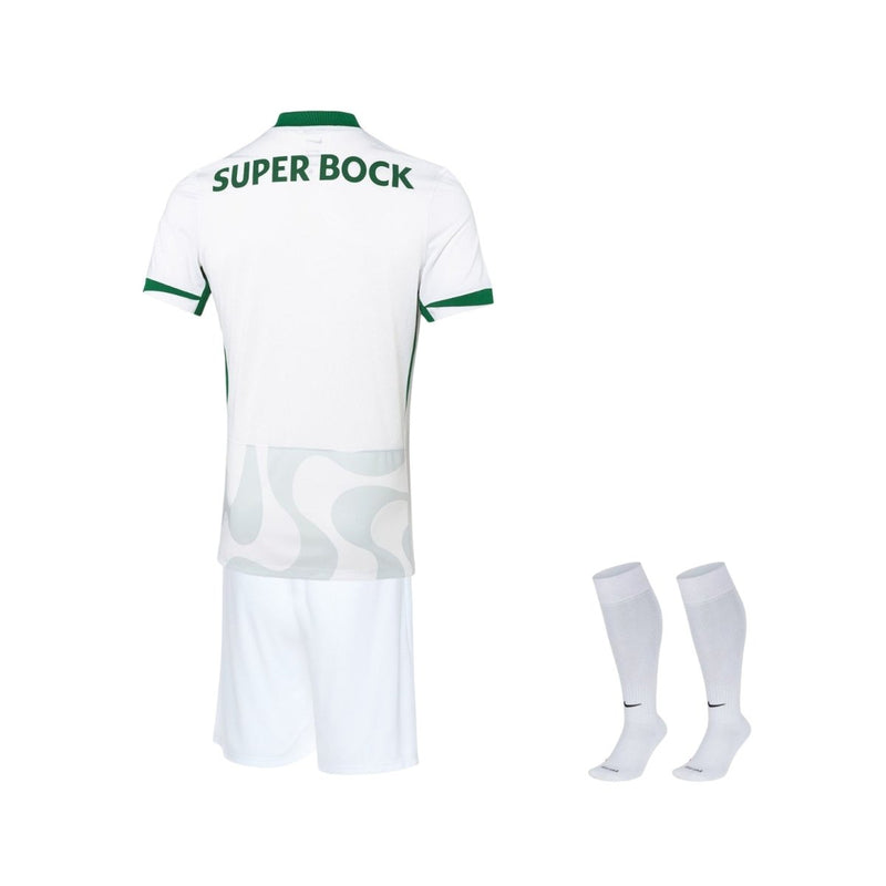 Conjunto Infantil - Sporting Alternativa Branca 25/26