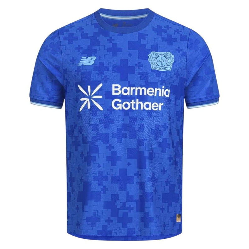 Camisola Bayer Leverkusen terceiro equipamento azul 2025/26