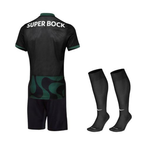 Conjunto Infantil - Sporting Alternativa Preta 25/26