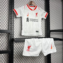 Conjunto Infantil Liverpool away 24/25
