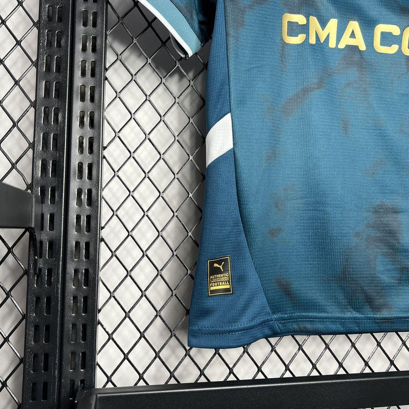 Conjunto Infantil Olympique de Marseille away 24/25
