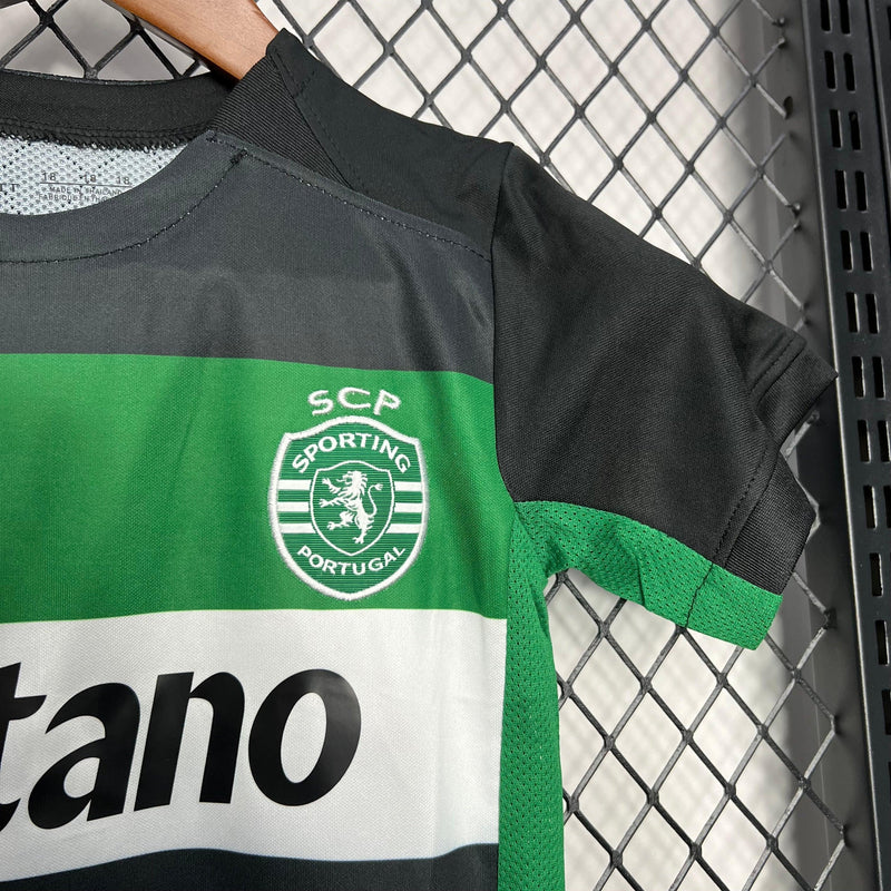 Conjunto Infantil Sporting home 24/25