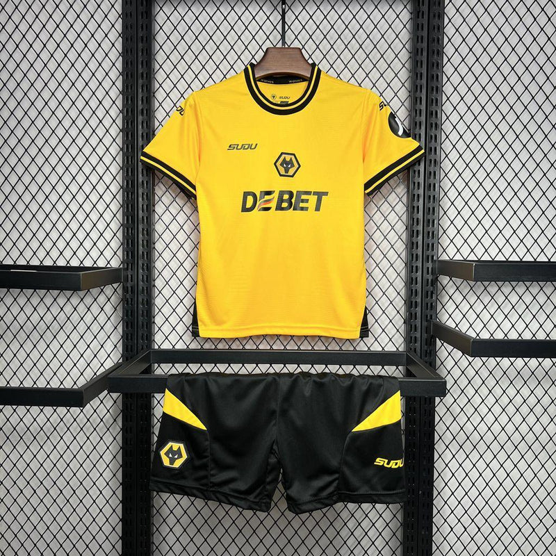 Conjunto Infantil Wolverhampton home 24/25