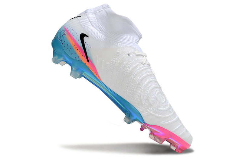 Nike Phantom Luna Elite FG - Branca, Rosa, Laranja e Azul