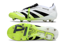 Chuteira Adidas Predator Elite Fold-Over Tongue FG - Branca, Verde e Preta