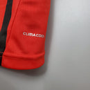 AC Milan Away 11/12 Retro Red Olympic, detalhe da camisa com tecnologia CLIMACOOL