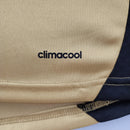 Logotipo climacool em camiseta retro amarela AC Milan Third 13/14.