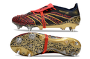 Adidas Predator Elite Fold-Over Tongue SG - Preta, Dourada e Vermelha
