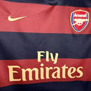 Camisa Arsenal Third 07/08 Retro com logo e patrocínio Fly Emirates