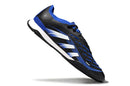 Chuteira Futsal Adidas Predator Elite Tongue IC - Preta, Azul e Branca em destaque