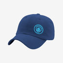 Boné Manchester City na cor azul marinho, com logo em destaque na frente.
