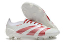 Chuteira Adidas Predator Elite FG - Branca e Vermelha