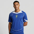 Camisola Brasil Away 04/05 Azul Retro - Nike