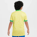Conjunto Infantil Brasil 24/25 Amarelo - Nike