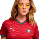 Camisola Portugal Home 25/26 Feminino Vermelho - Mundial 2026