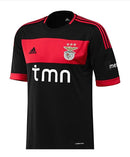 Camisola Benfica 2012/13 da OLYMPIC STORE em preto e vermelho, com logotipo e design esportivo.