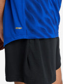 Camisola PRÉ JOGO FC Porto azul 2025/26 com símbolo bordado, destacando tecido leve e respirável.