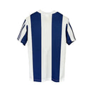 Camisola Retro FC Porto Principal 90/93, vista traseira com listras brancas e azuis.